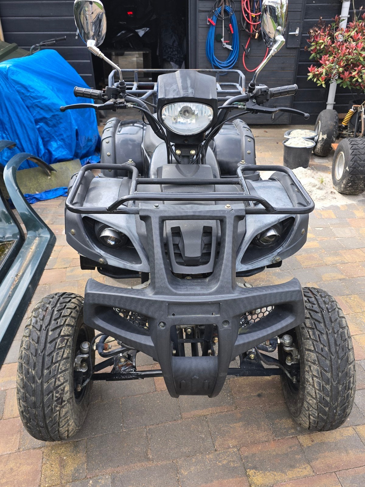 Quad 200cc schakel  geen kenteken, 1 cilinder, 200 cc