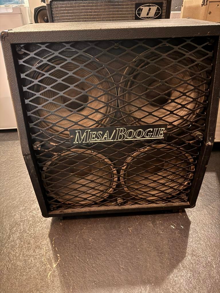 Vintage Mesa Boogie 4 x 12 cabinet met Black Shadow speakers, Muziek en Instrumenten, Versterkers | Bas en Gitaar, Ophalen, Zo goed als nieuw