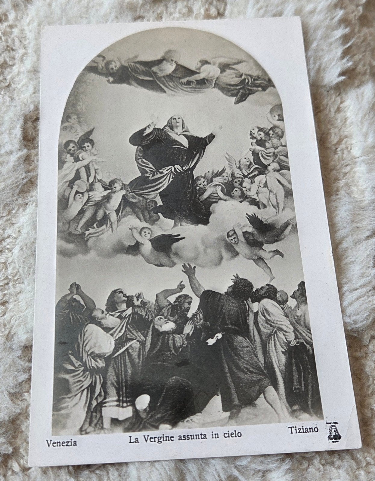 La Vergine assunta in cielo, Titiano, Verzenden, Voor 1920, Ongelopen, Overige thema's