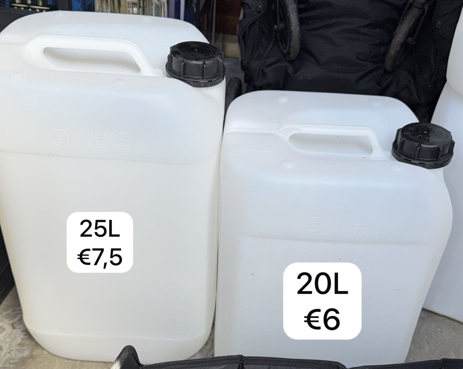 Nieuwe UN gekeurde jerrycans 20L en 25L voor brandstof, Ophalen of Verzenden