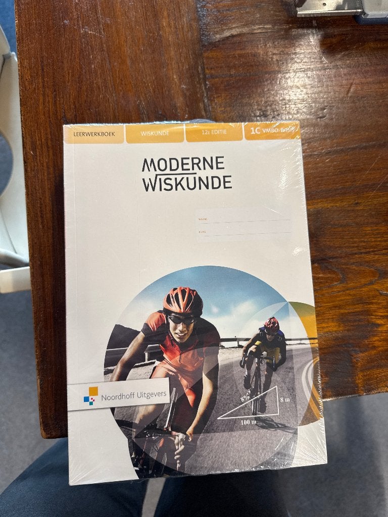 Moderne wiskunde vmbo basis 1, VMBO, Wiskunde A, Nieuw, Ophalen of Verzenden