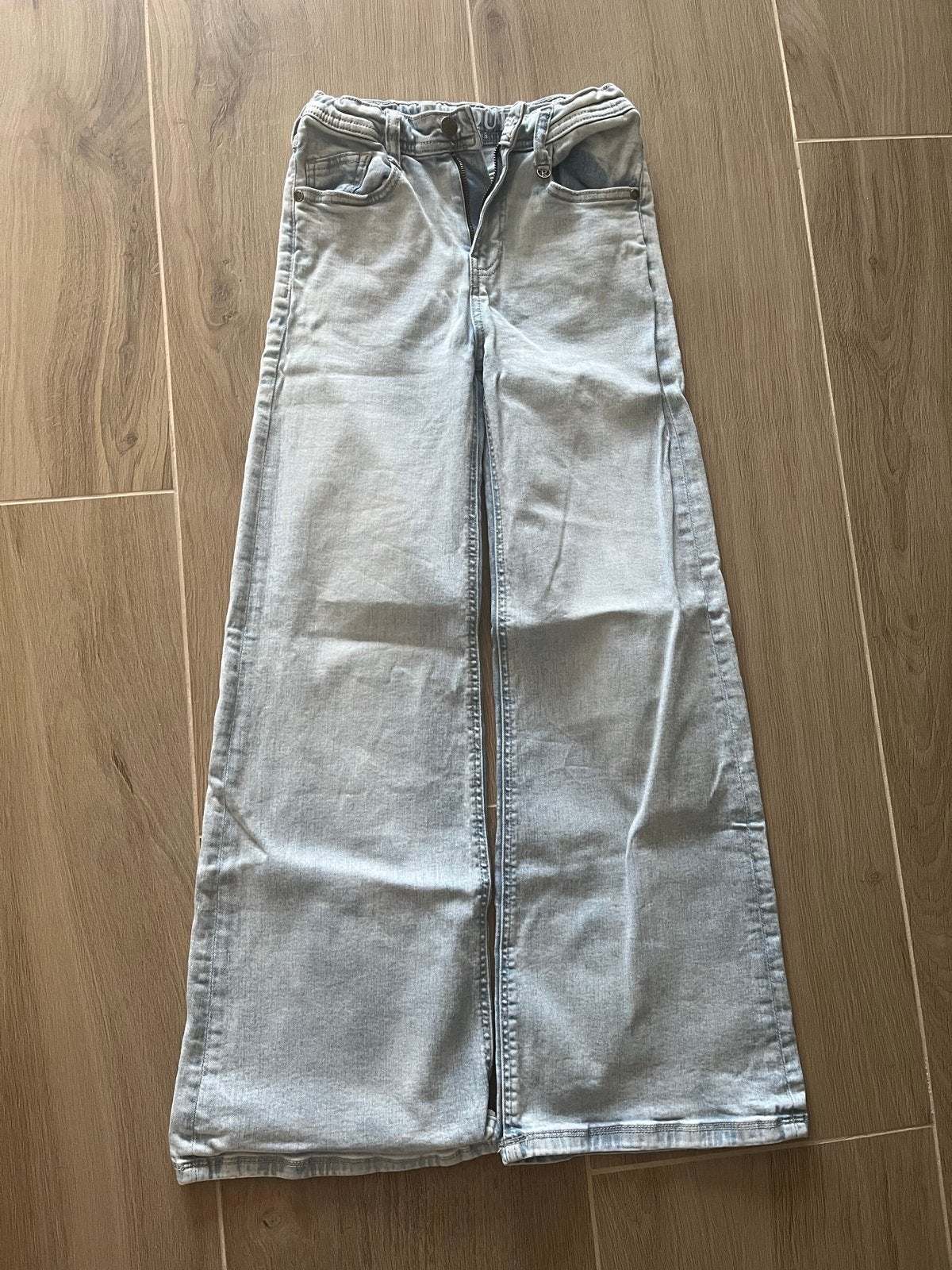 Lichtblauwe flared jeans Retour mt 152, Ophalen of Verzenden, Zo goed als nieuw, Meisje, Broek