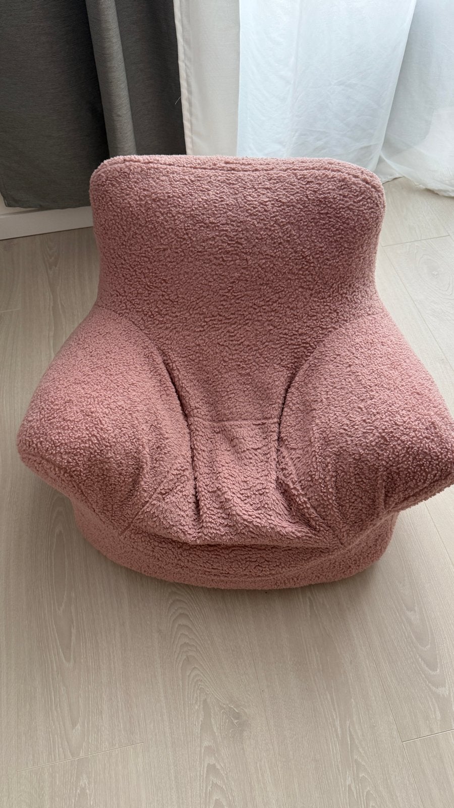 Roze teddy kinderstoel van Petite Amélie, Kinderen en Baby's, Ophalen, Zo goed als nieuw, Stoel