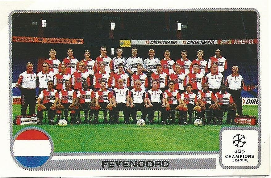 2001-2002 Panini UEFA Champions League - Feyenoord 19 x, Verzamelen, Ophalen of Verzenden, Zo goed als nieuw, Feyenoord, Poster, Plaatje of Sticker