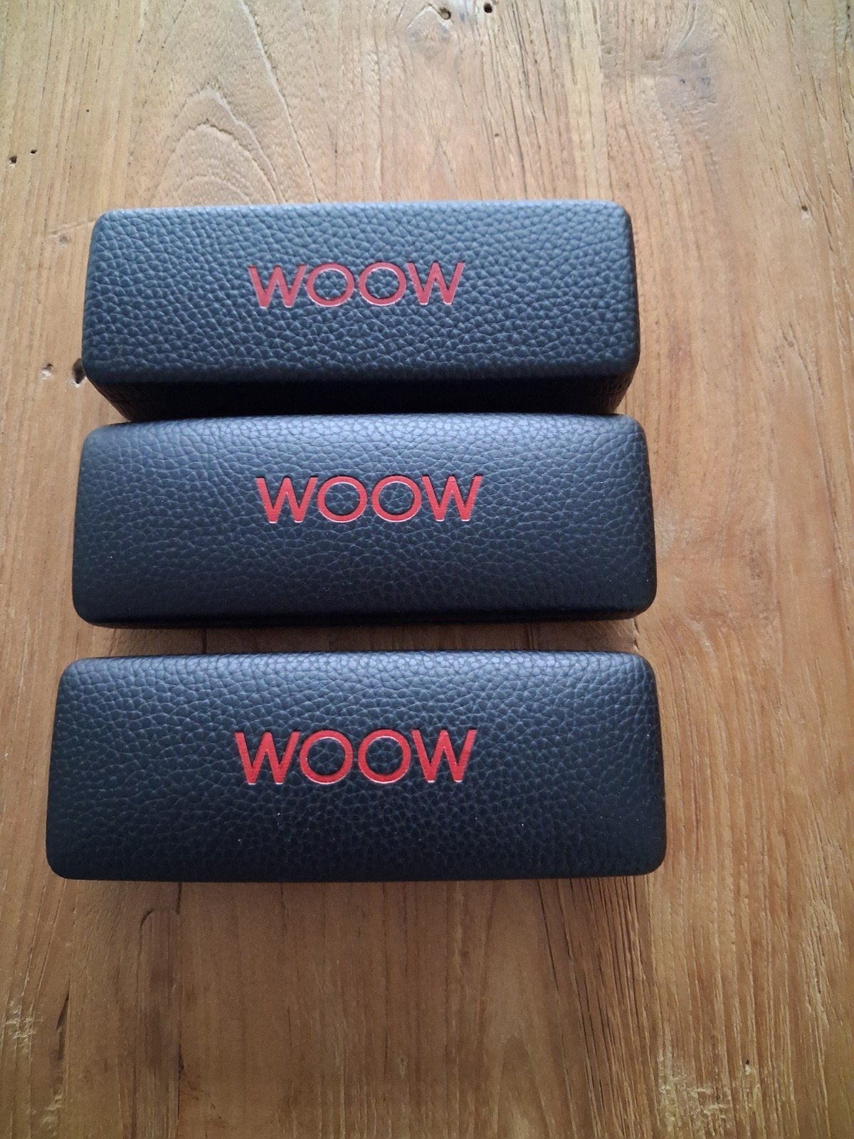 3x WOOW brillenkoker - Origineel, nieuw en ongebruikt, Overige merken, Verzenden, Zwart, Nieuw