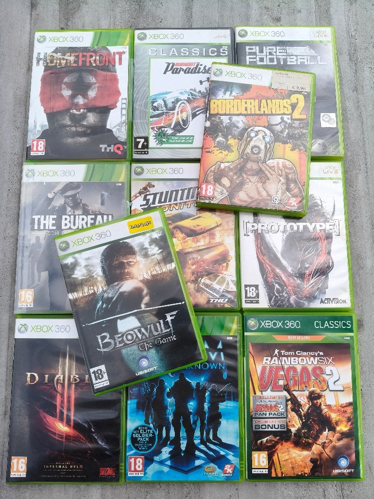 mooie verzameling van 11 Xbox 360 spellen, 1 speler, Ophalen of Verzenden, Zo goed als nieuw, Eén computer