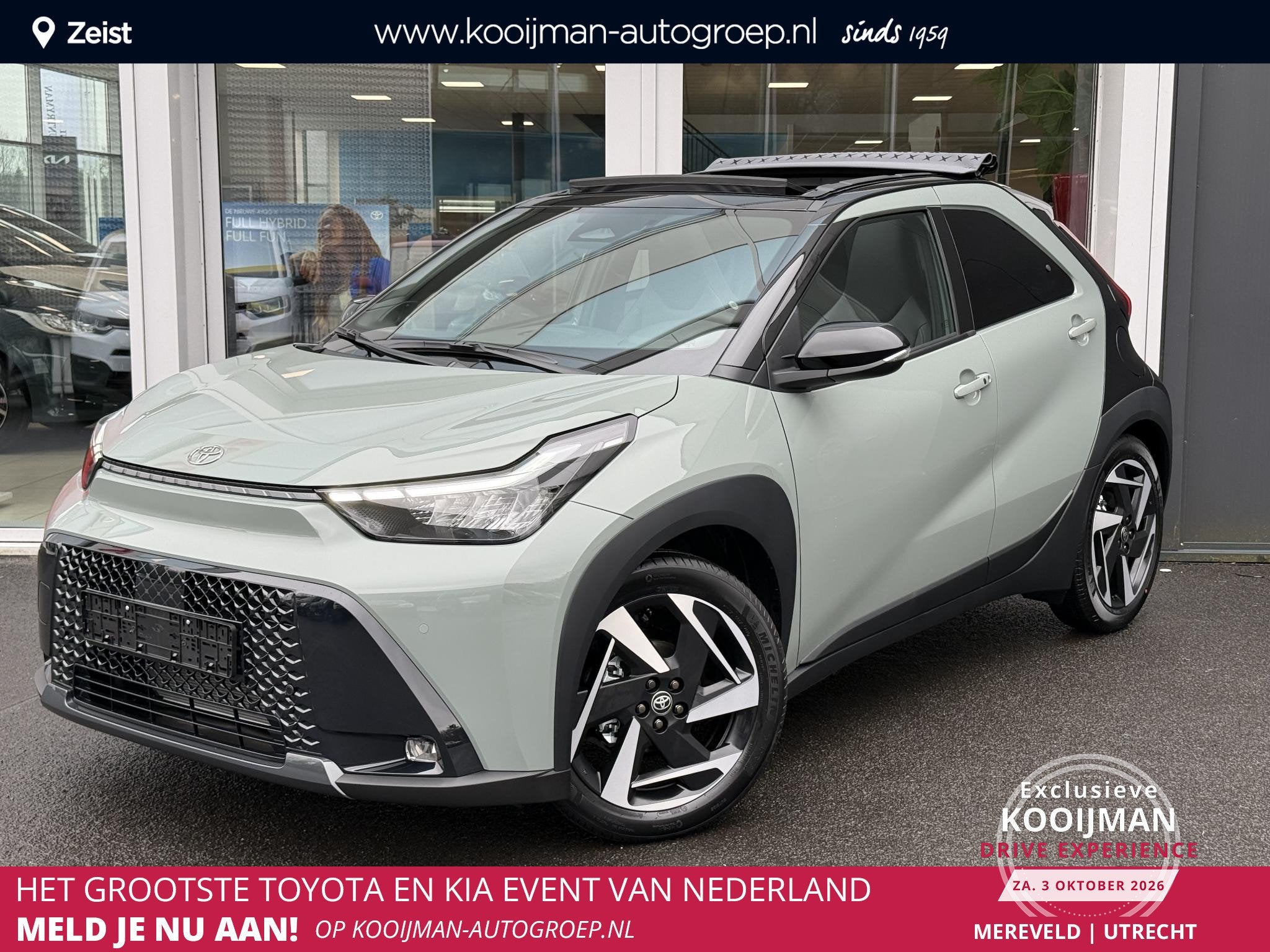 Toyota Aygo X Hybrid 115 envy | JBL | Cabriodak | PDC | Stoe