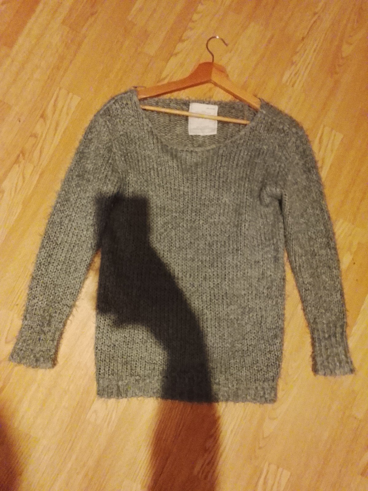 YAYA Grijze/groenTrui - Maat M voor 10 euro, Maat 38/40 (M), Ophalen of Verzenden, Zo goed als nieuw, Grijs