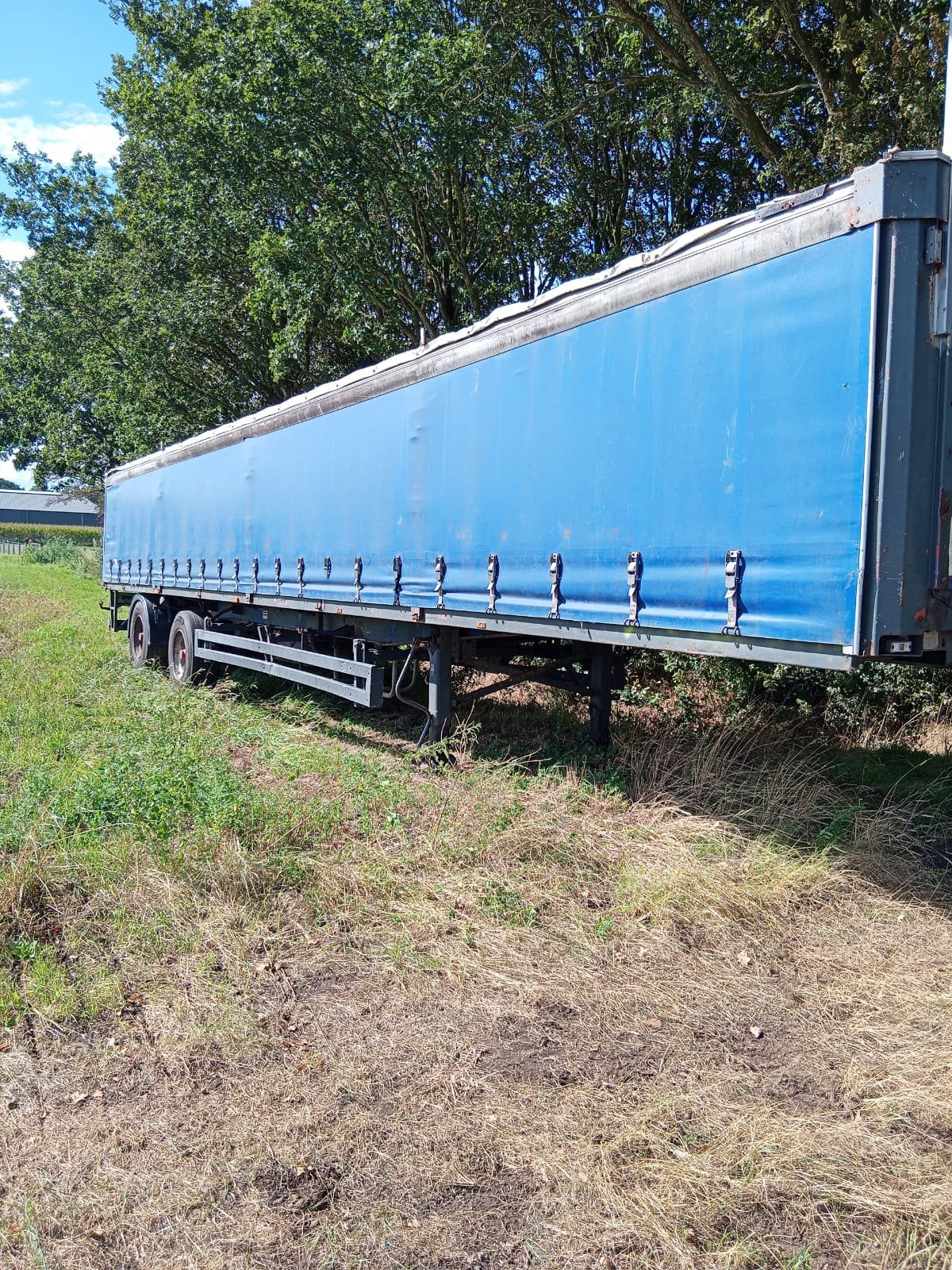 Krone staal oplegger trailer, Ophalen of Verzenden