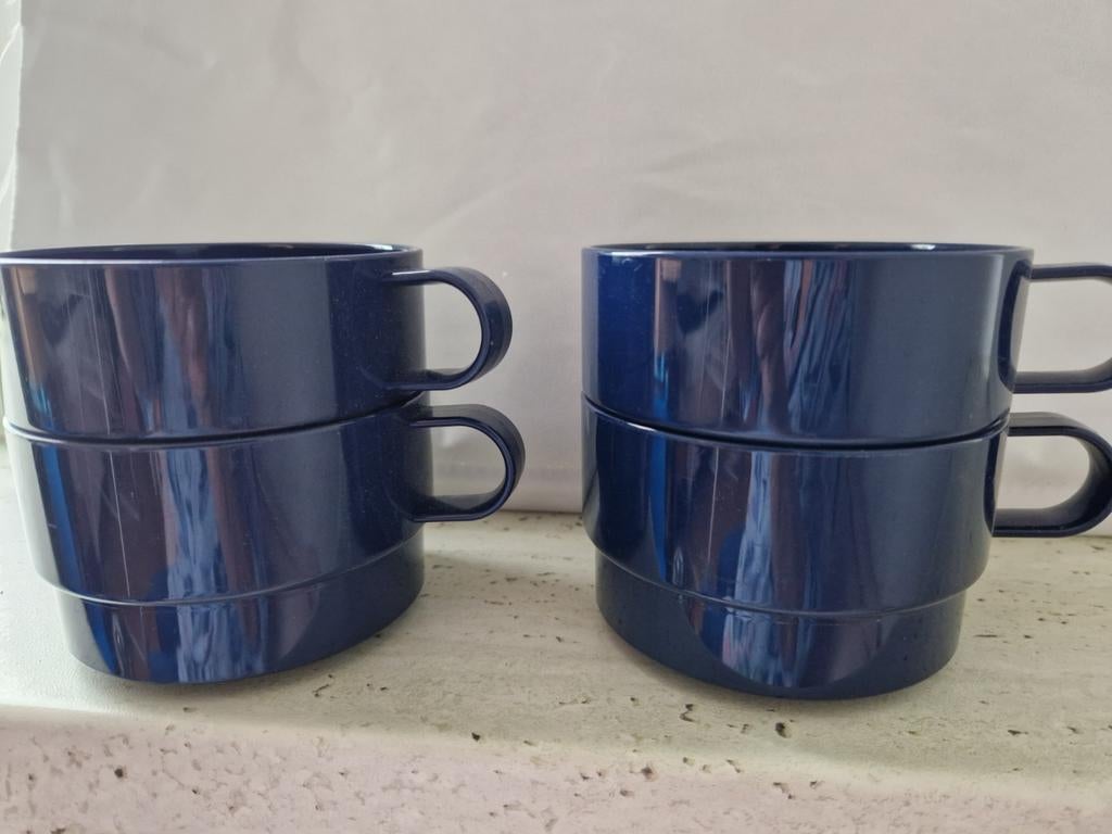 Soepkommen blauw, Huis en Inrichting, Keuken | Servies, Ophalen of Verzenden, Overige materialen, Overige stijlen, Kom(men)