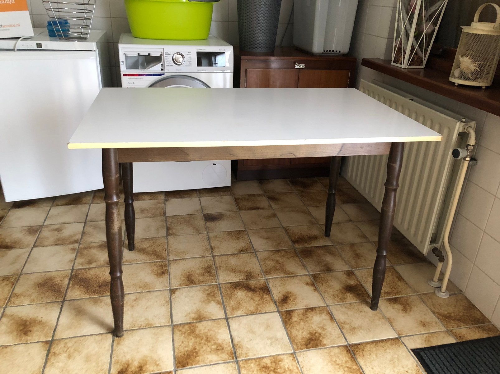 Eenvoudig (keuken-)tafeltje. LAATSTE WEEK!!, Ophalen, Gebruikt, Rechthoekig