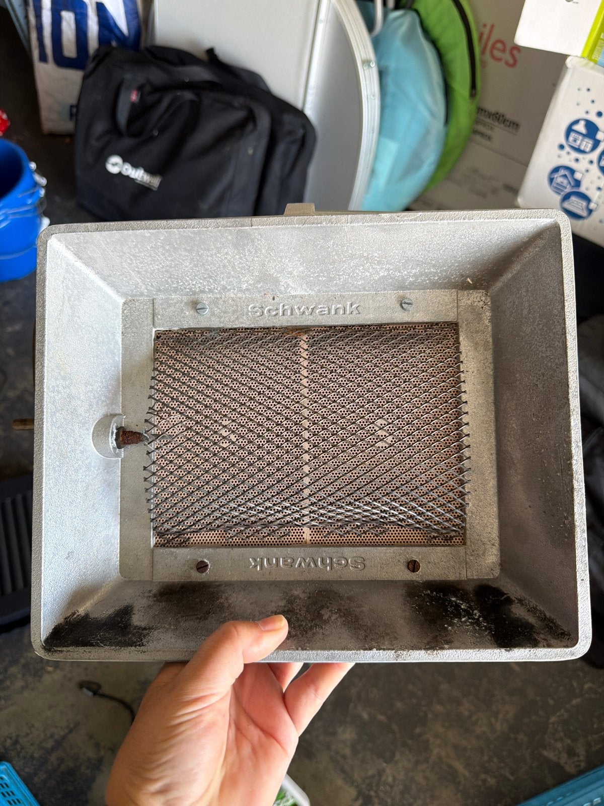Schwank Gasheater - Gebruikte Terrasverwarmer, Ophalen, Gebruikt, Hangende haard, Gashaard
