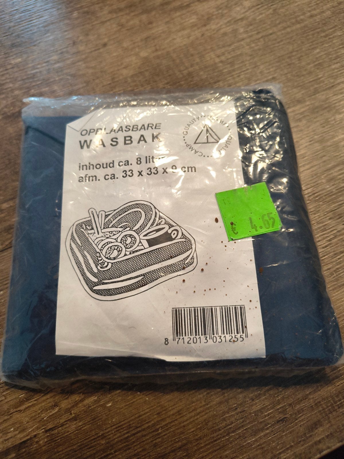 Opblaasbare Wasbak - Ideaal voor Camping en Reizen, Ophalen of Verzenden, Nieuw