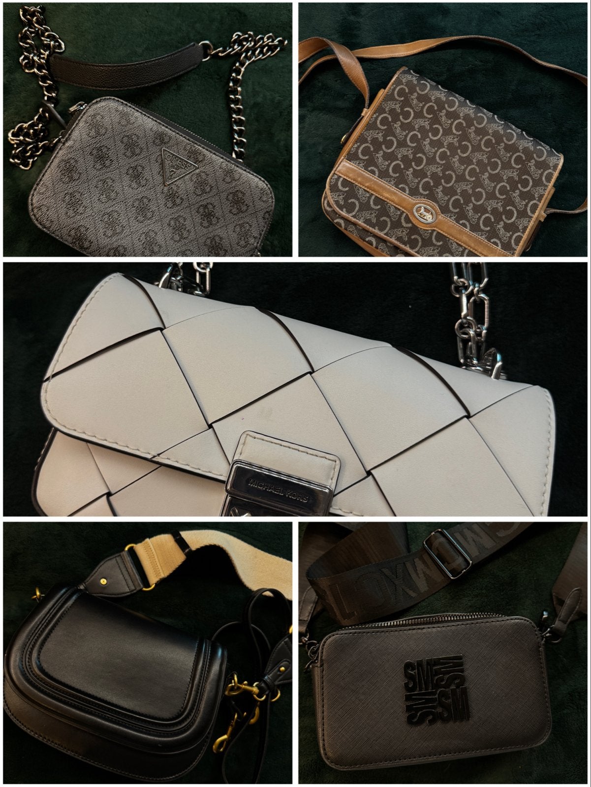 Diverse collectie tassen: Michael Kors, Guess, Steve Madden,, Ophalen of Verzenden, Gebruikt, Zwart, Handtas