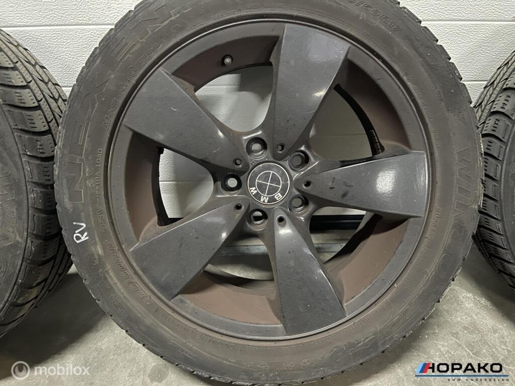 Lichtmetalen velgen set | BMW 5 serie | zwart | winterset, Auto-onderdelen, Banden en Velgen, Gebruikt, Velg(en), Einsteinlaan 5 rijswijk