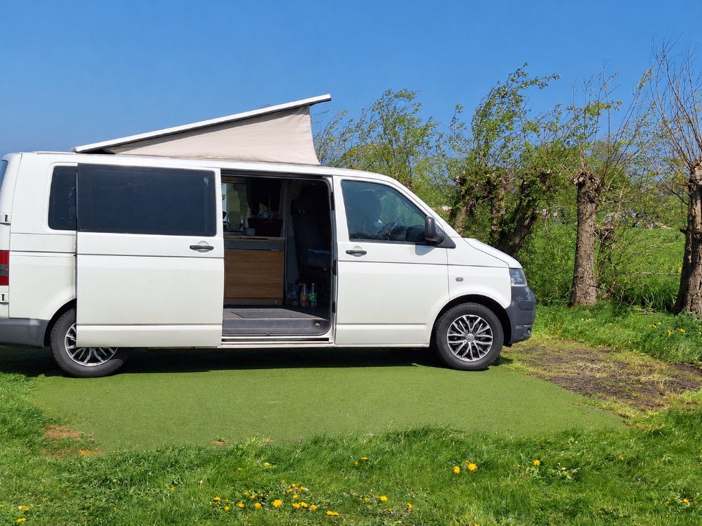 Volkswagen Transporter camper, Omvormer, Buscamper of Camperbus, Luifel, Volkswagen