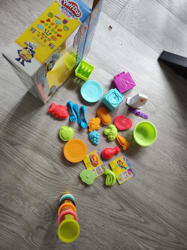 Play doh kitchen met willekeurige klei, Ophalen of Verzenden, Gebruikt, Jongen of Meisje
