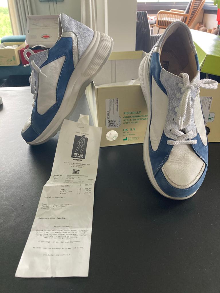 Piccadilly Comfort Sneakers - Blauw/Wit, Maat 39, Kleding | Dames, Schoenen, Ophalen, Nieuw, Blauw, Sneakers of Gympen