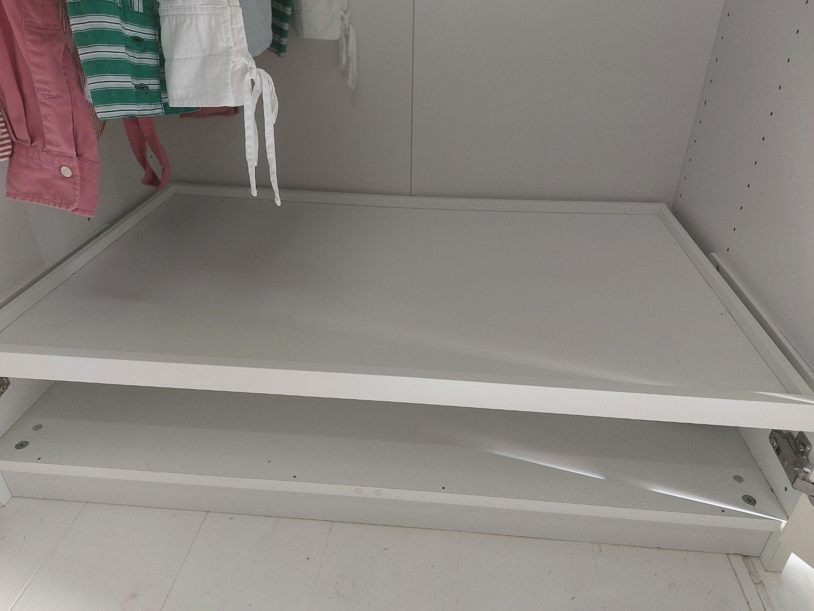 Ikea KOMPLEMENT uitschuifbare plank, Ophalen, 50 tot 100 cm, Zo goed als nieuw, Minder dan 100 cm