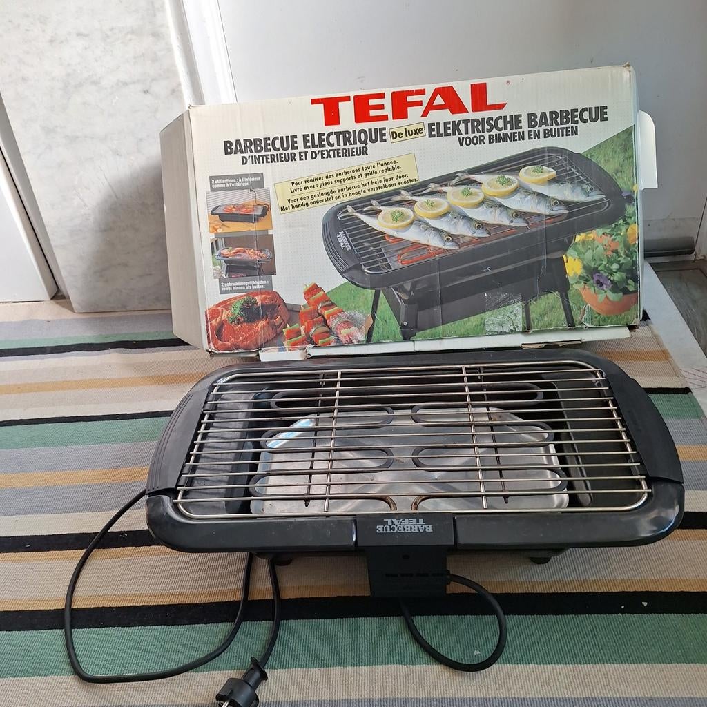 BBQ: Tefal Elektrische Barbecue, Tuin en Terras, Elektrische barbecues, Ophalen of Verzenden, Gebruikt, Tefal