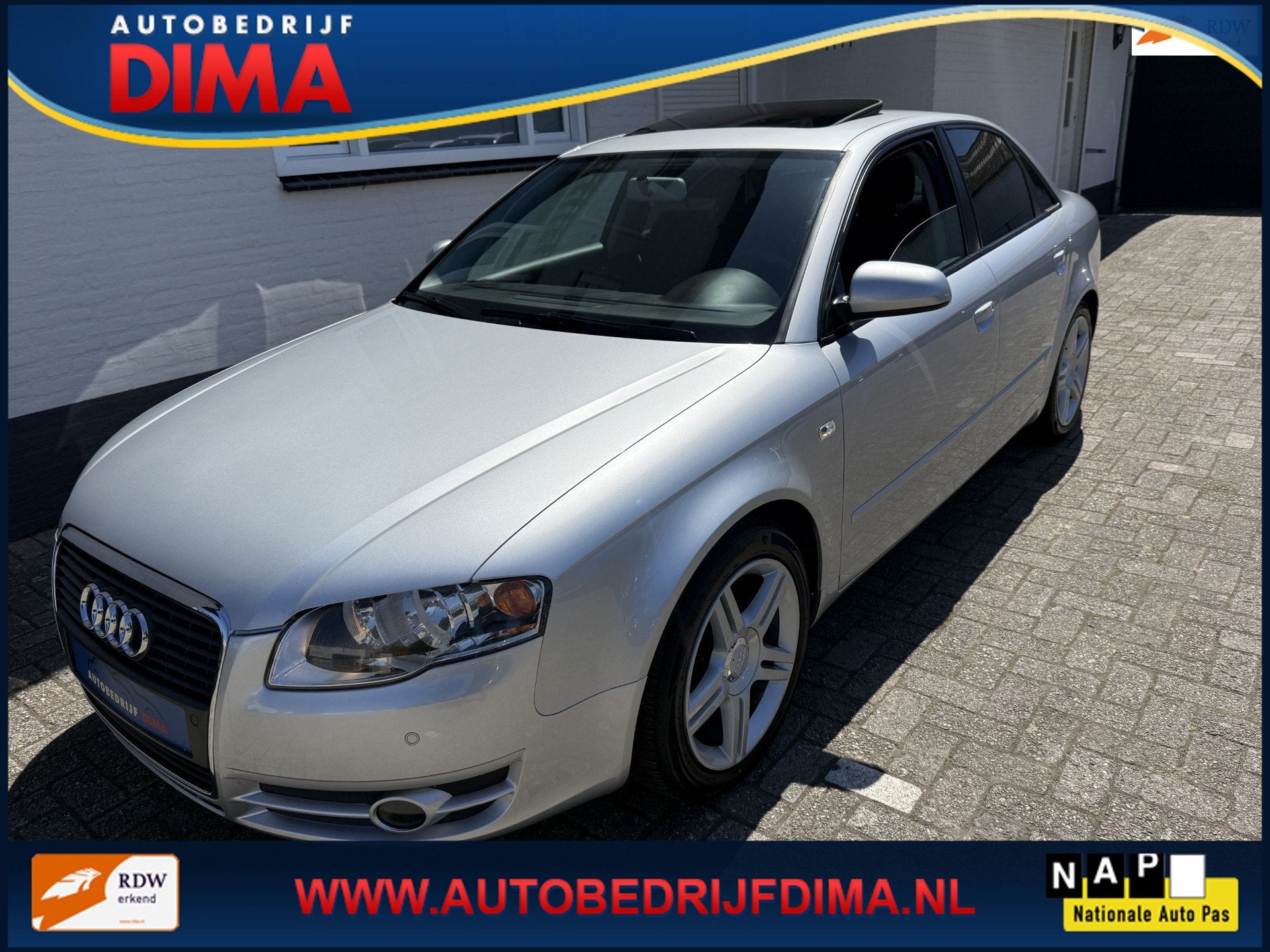 Audi A4 Limousine 2.0 Pro Line S Line Automaat/ Schuifdak/ E, Gebruikt, 4 cilinders, 1984 cc, Sedan