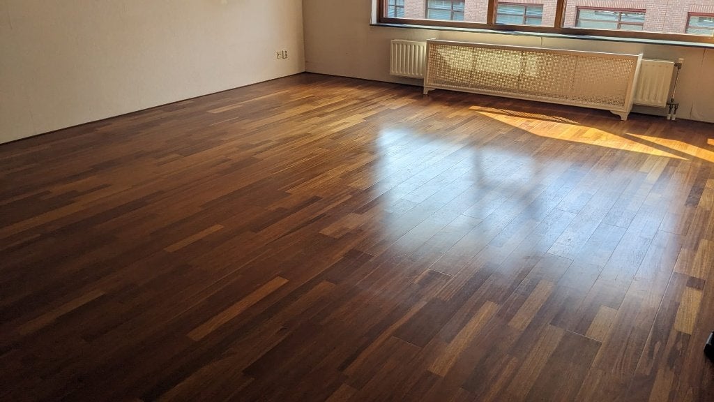 Parket Jatoba hout (60m2), Gebruikt, 10 m² of meer, 10 tot 30 cm, Hout