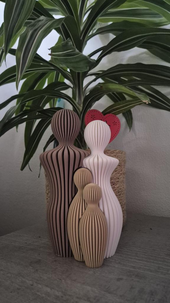 Beeld gezin - 3d geprint // moederdag, Ophalen of Verzenden, Nieuw, Mens