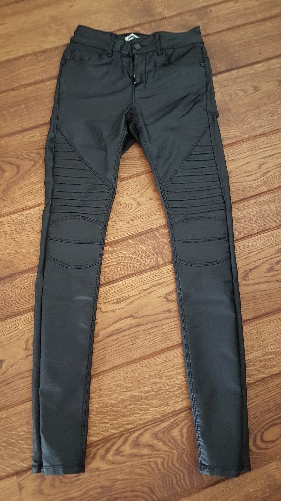 Gecoate broek van Noisy May maat S, Zwart, Ophalen of Verzenden, Zo goed als nieuw, Maat 36 (S)