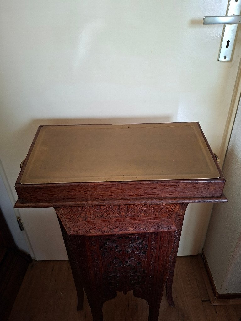 Antieke voeten kruik / bank / stoof, Ophalen