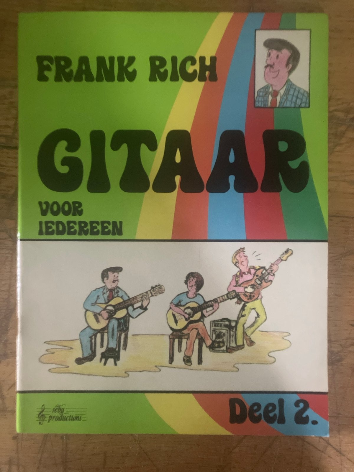 Frank Rich Gitaar voor Iedereen Deel 2. Gitaarboek, Ophalen of Verzenden, Gebruikt