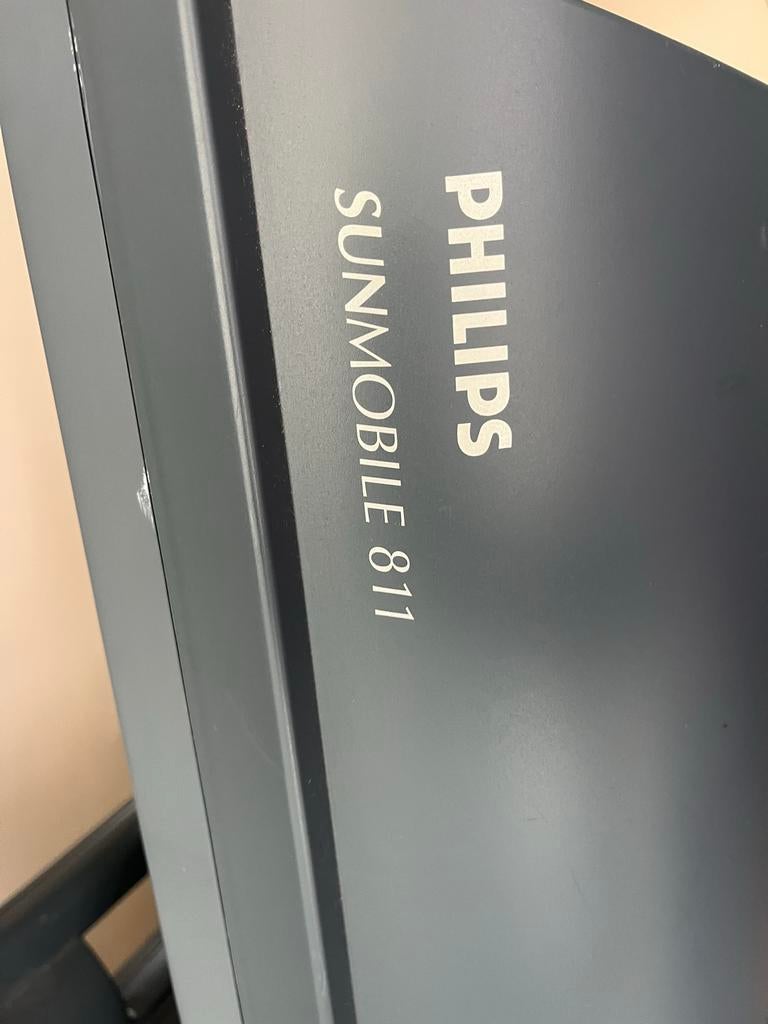 Philips Sunmobile 811 Zonnebank met nieuwe lampen, Witgoed en Apparatuur, Zonnebanken en Gezichtsbruiners, Ophalen, Gebruikt, Zonnebank enkelzijdig