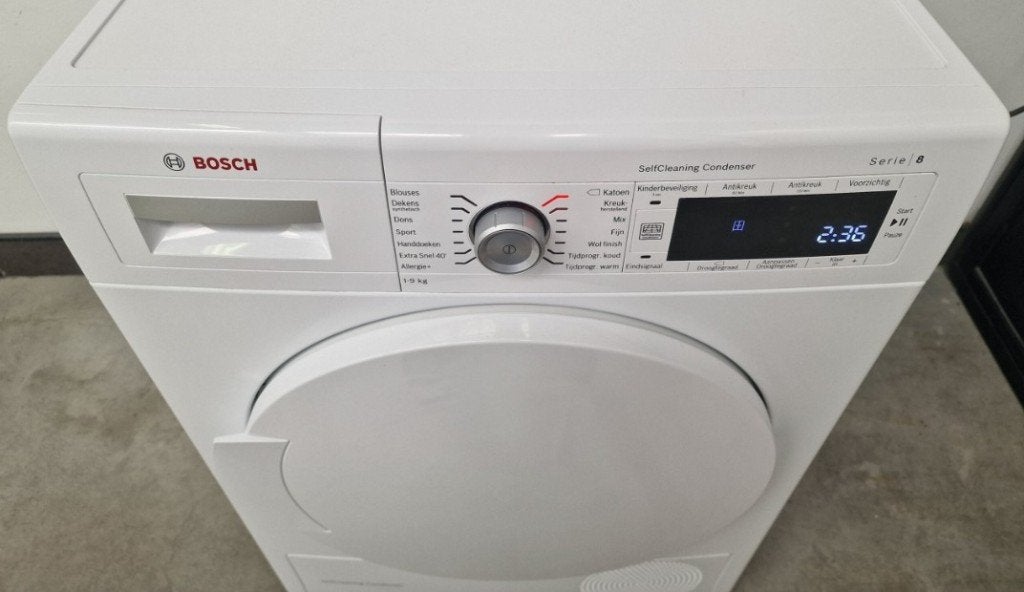 Bosch Wasdroger WTW84562NL - Warmtepompdroger - Als Nieuw, Witgoed en Apparatuur, Wasdrogers, Ophalen, 8 tot 10 kg, Zo goed als nieuw