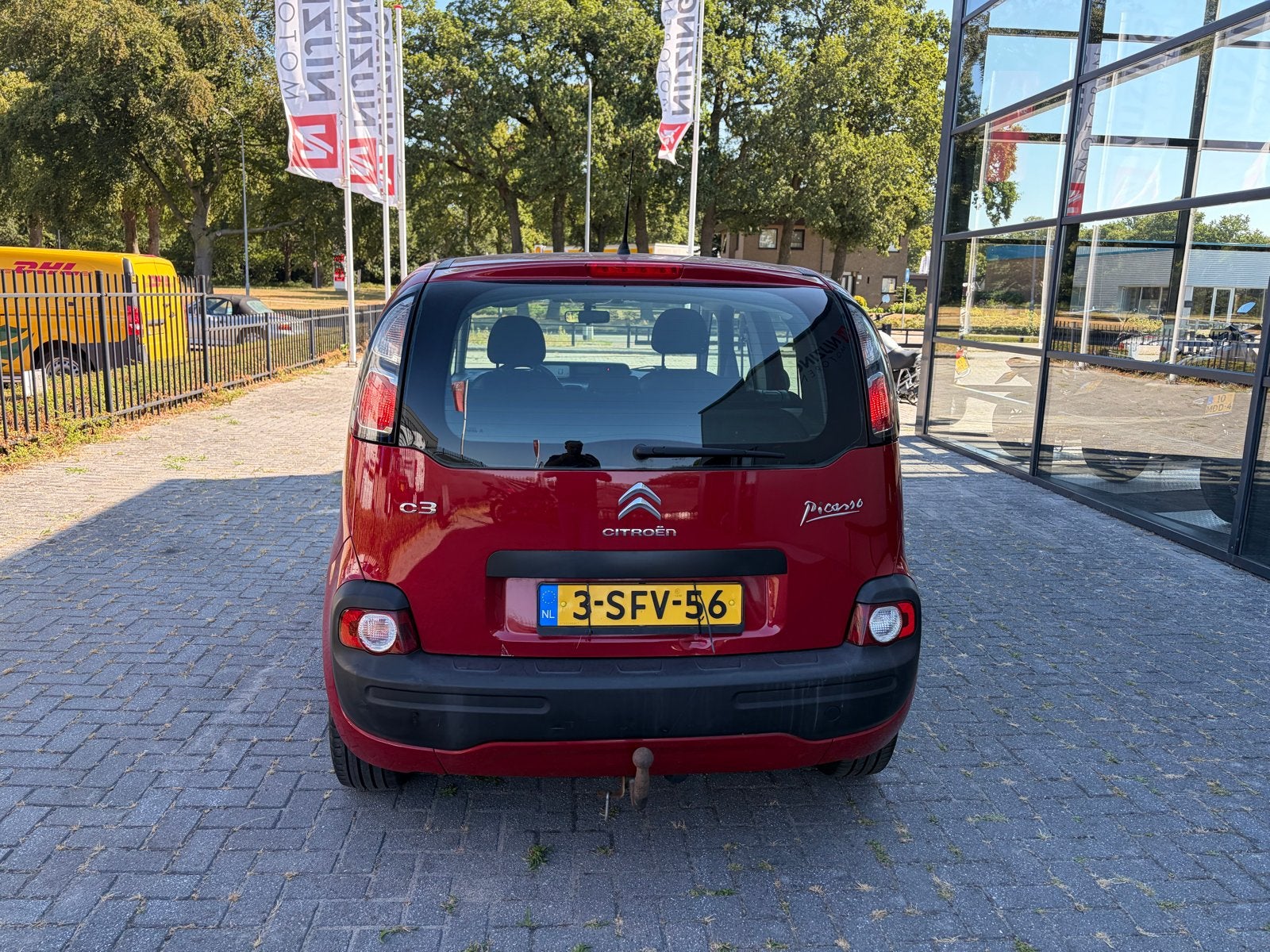 Citroën C3 Picasso 1.4 VTI 70KW 2013 Rood, Auto's, Voorwielaandrijving, Origineel Nederlands, Bedrijf, 1397 cc