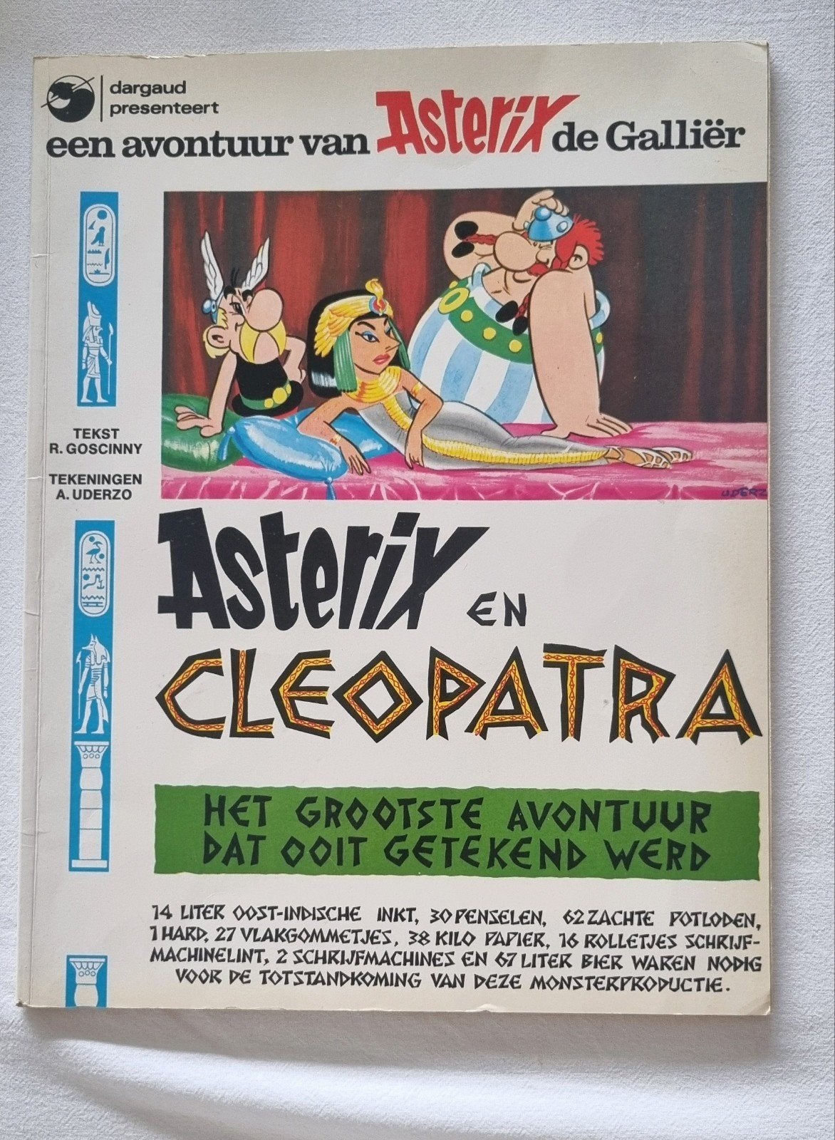 asterix en cleopatra uit 1981., Boeken, Eén stripboek, Verzenden, Gelezen