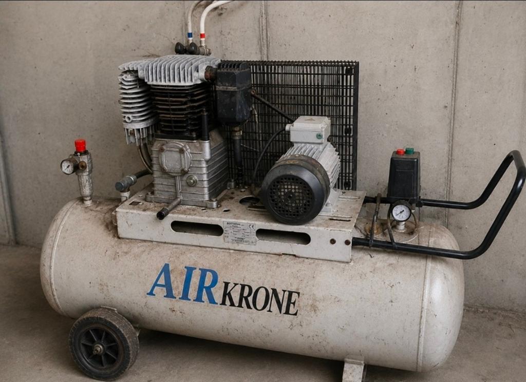AirKrone Zware Compressor 270L - Professioneel Gebruik, Ophalen, Gebruikt, Mobiel, 10 bar of meer