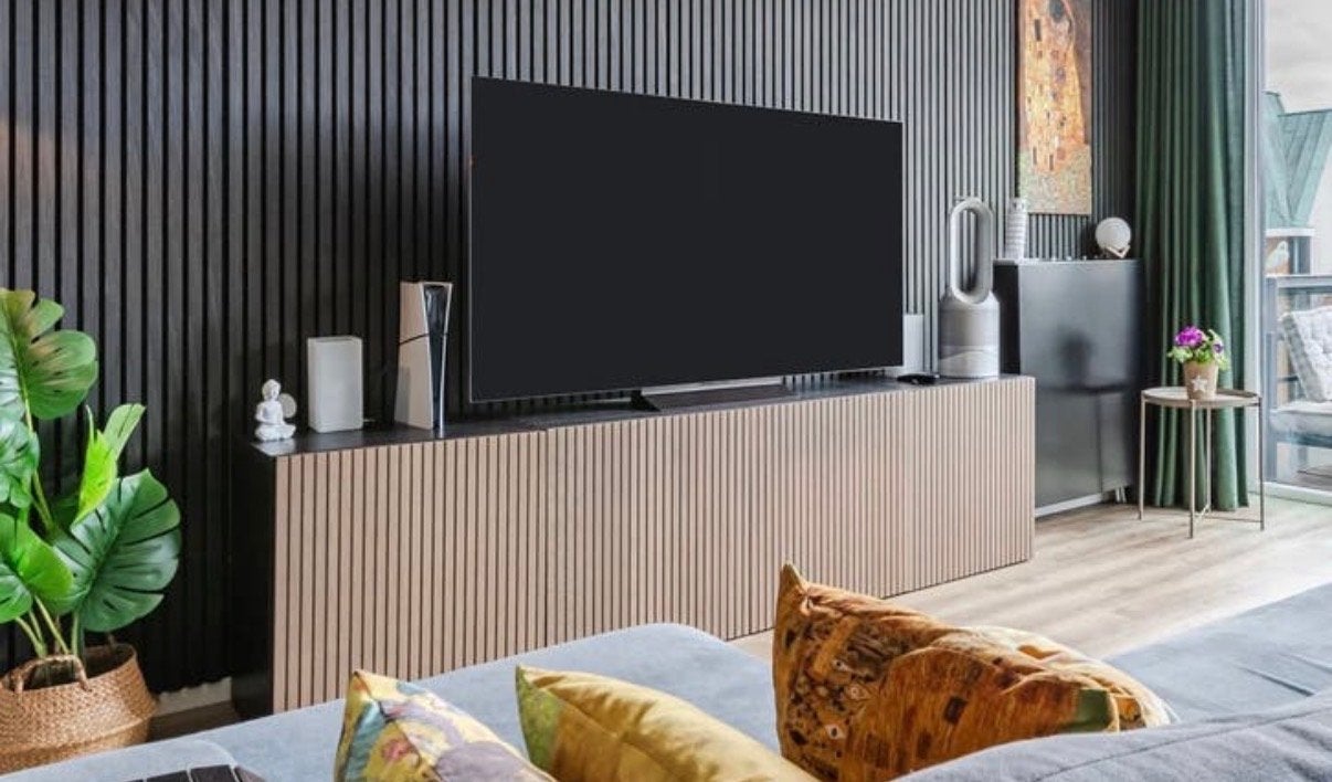 Ikea Besta TV Meubel - Modern en Stijlvol - Valkenswaard, Ophalen, 100 tot 150 cm, Zo goed als nieuw, Minder dan 100 cm
