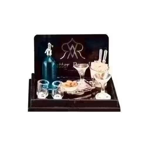 Reutter Miniaturen Barset met Glazen, IJsblokjes  Spuitfles, Ophalen of Verzenden