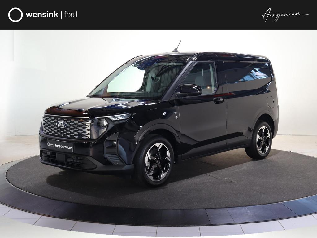 Ford E-Transit Courier Limited 44 kWh 17'' LICHTMETALEN VELG, Auto's, Zwart, Origineel Nederlands, 1524 kg, Nieuw