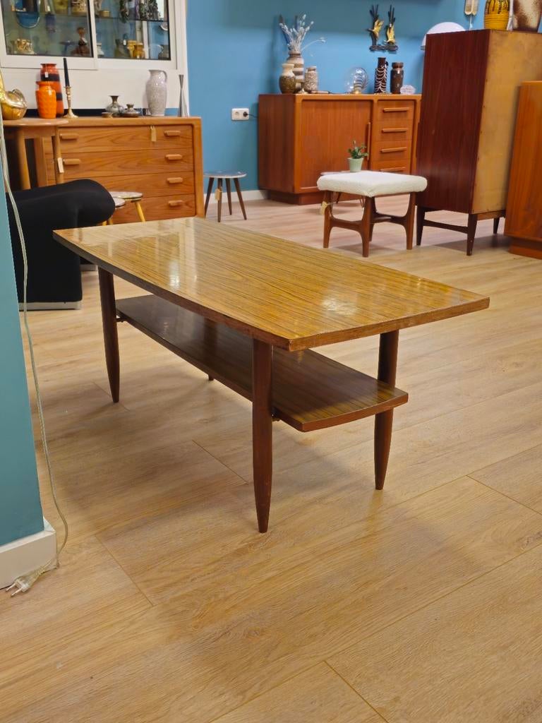 Vintage Salontafel Koffietafel Tafel Bijzettafel, Ophalen, Nvt, Rechthoekig, Nvt
