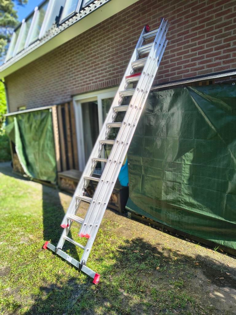 Altrex Allround 3x12 treden reformladder, Doe-het-zelf en Verbouw, Ladders en Trappen, Ophalen, Gebruikt, Ladder, Opvouwbaar of Inschuifbaar