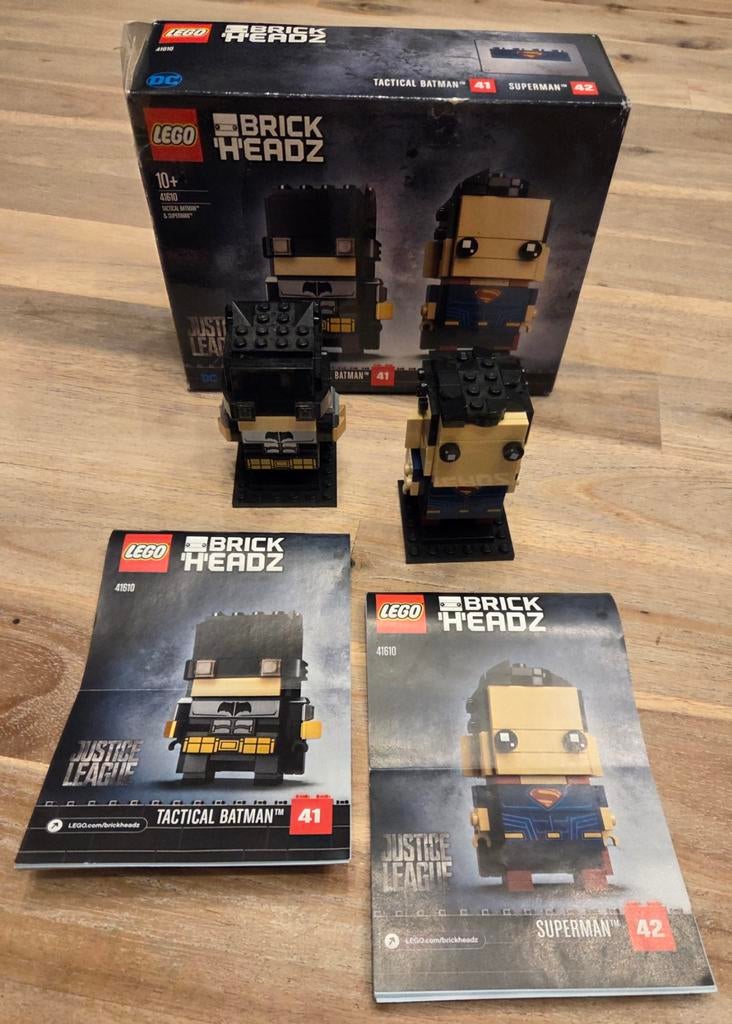 Lego Brickheadz Justice League 41610 Batman Superman, Ophalen of Verzenden, Zo goed als nieuw, Complete set, Lego