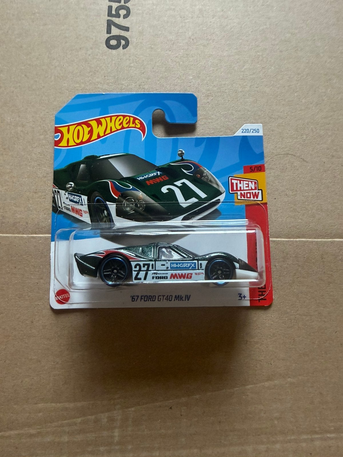 Hot wheels ford gt40 groen, Ophalen of Verzenden, Zo goed als nieuw, Auto