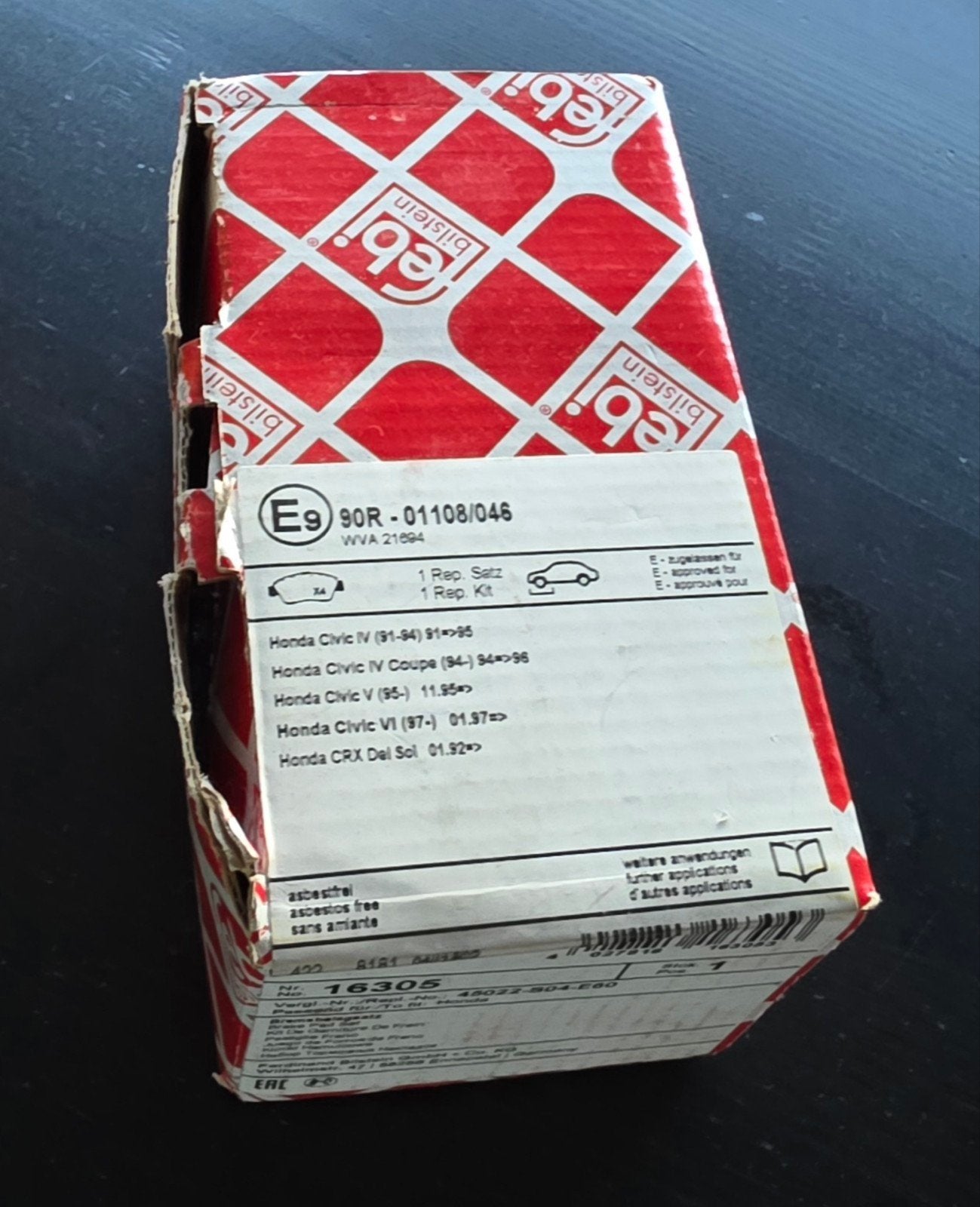 Nieuwe Bilstein remblokken voor Honda Civic, Auto-onderdelen, Ophalen of Verzenden, Nieuw, Honda