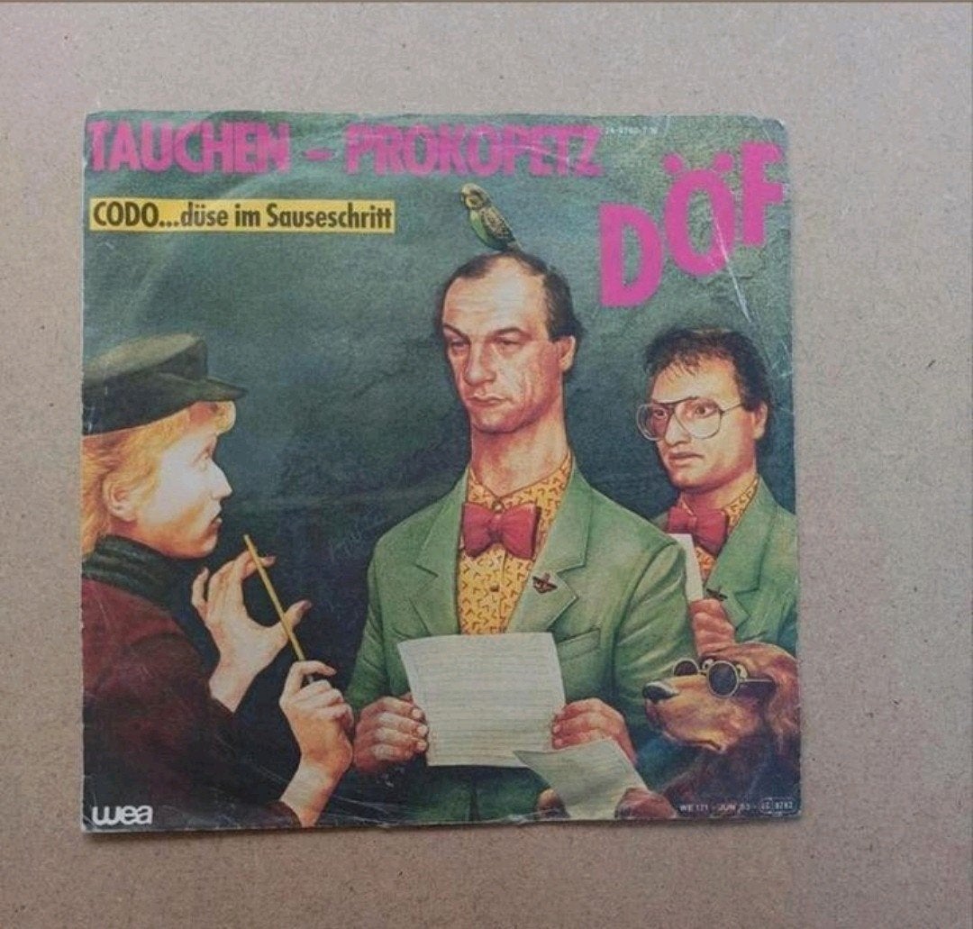 DÖF - Tauchen-Prokopetz - Codo...Düse Im Sauseschritt
DÖF -, Gebruikt, 7 inch, Ophalen of Verzenden, Pop