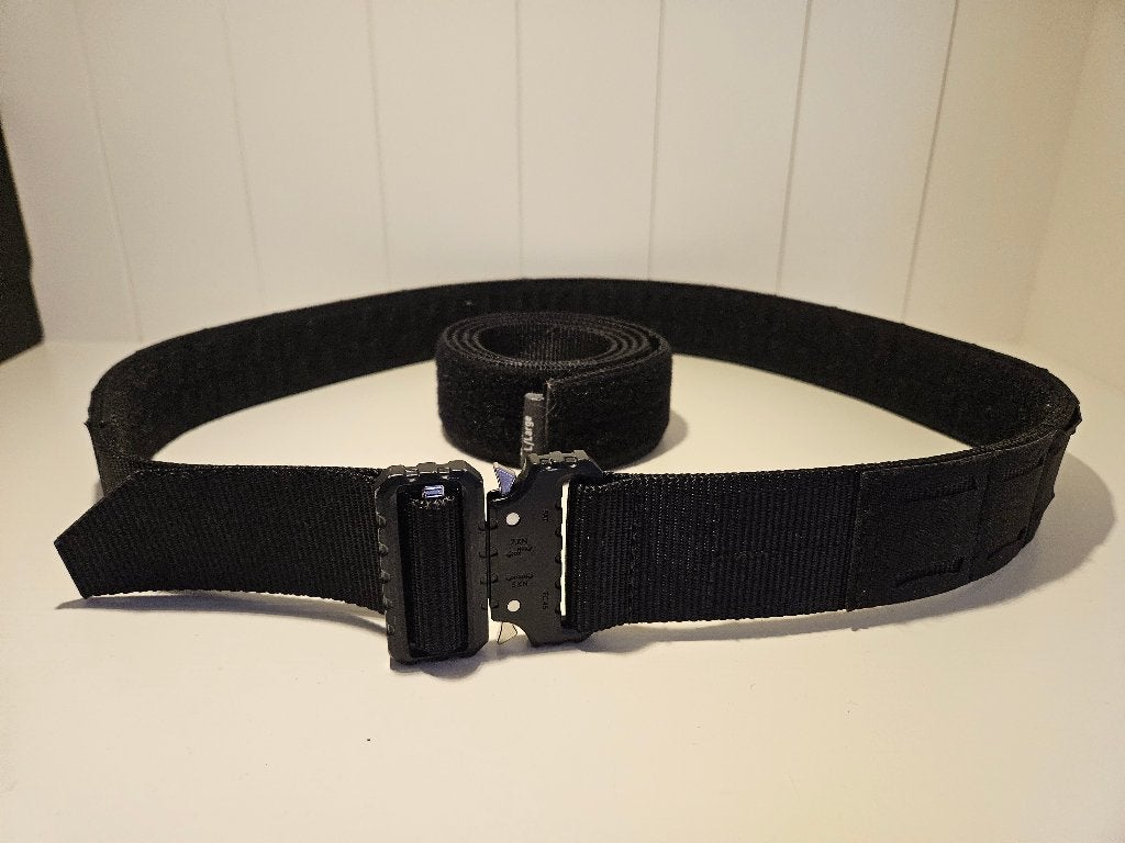 Airsoft Molle belt black, Ophalen of Verzenden, Landmacht, Nederland, Kleding of Schoenen