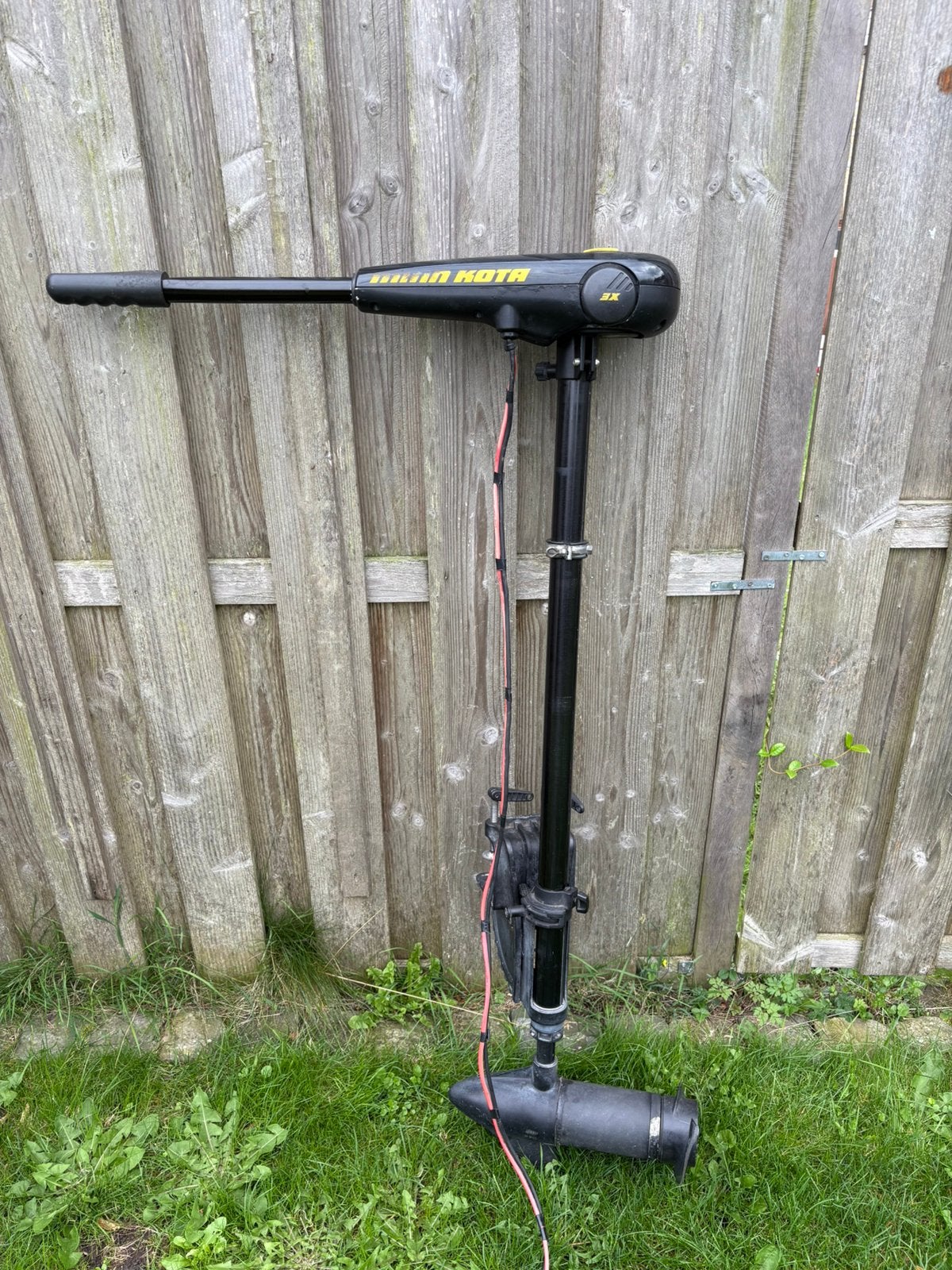 Minn kota vector 3x 55 lbs 12v electromotor, Ophalen, Gebruikt, Minder dan 5 pk, Elektrisch