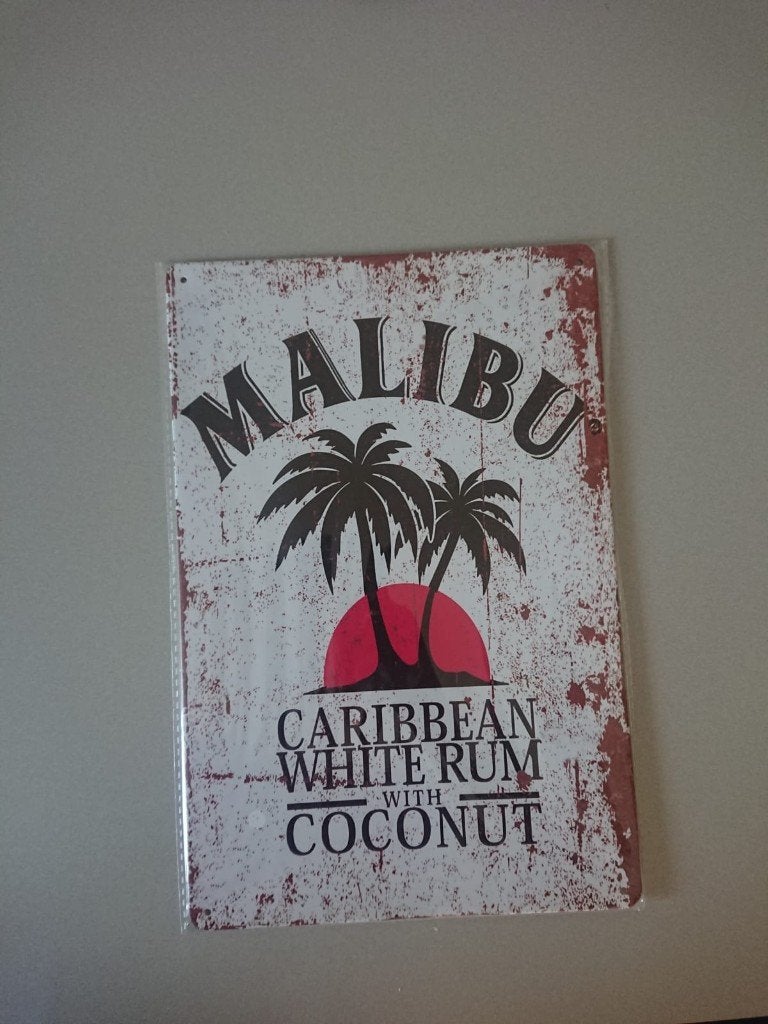 Wandbord Malibu, 30 cm, 20 cm, Nieuw, Ophalen of Verzenden