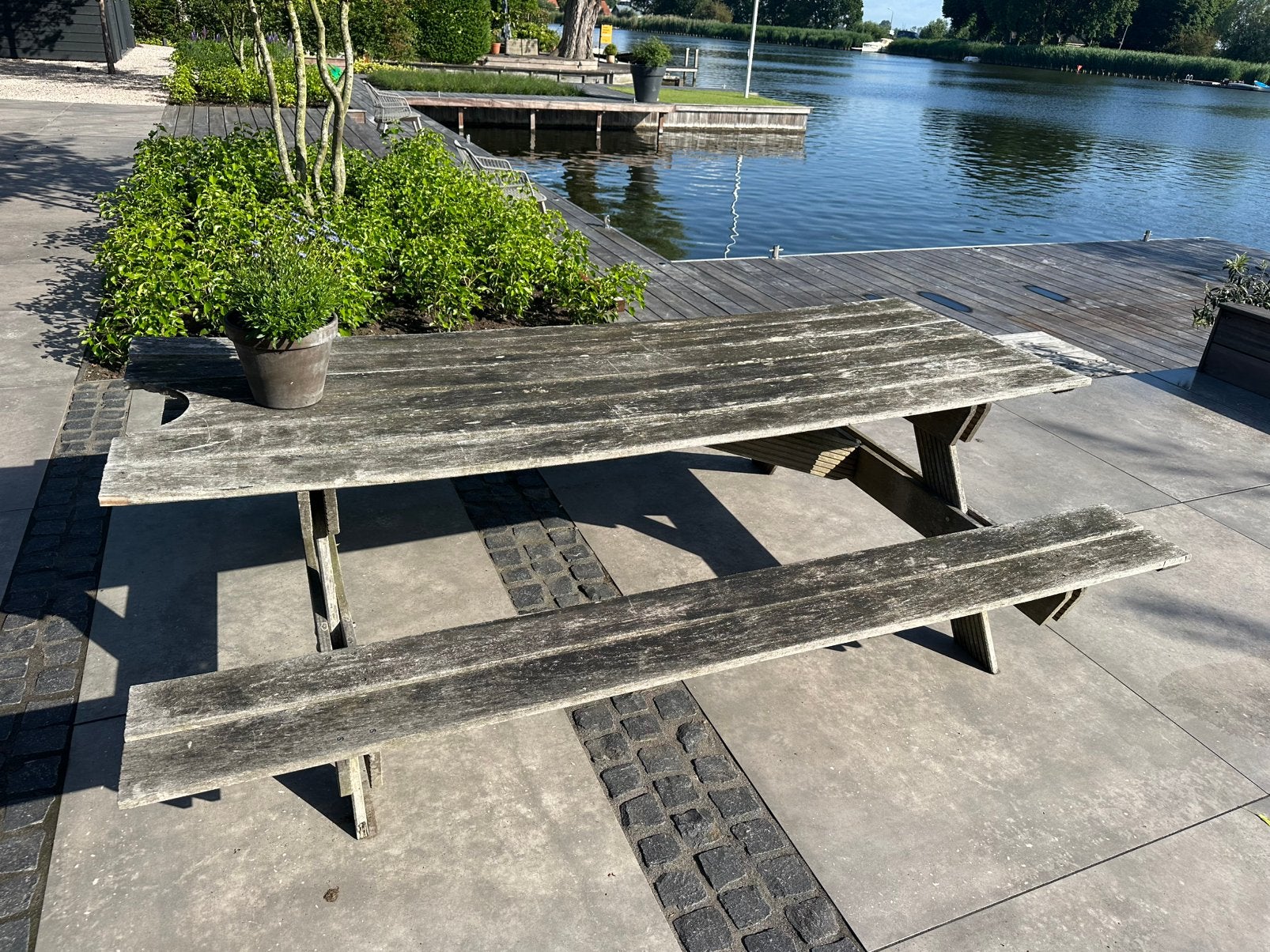 Picknicktafel, Ophalen of Verzenden, Rechthoekig, Hout