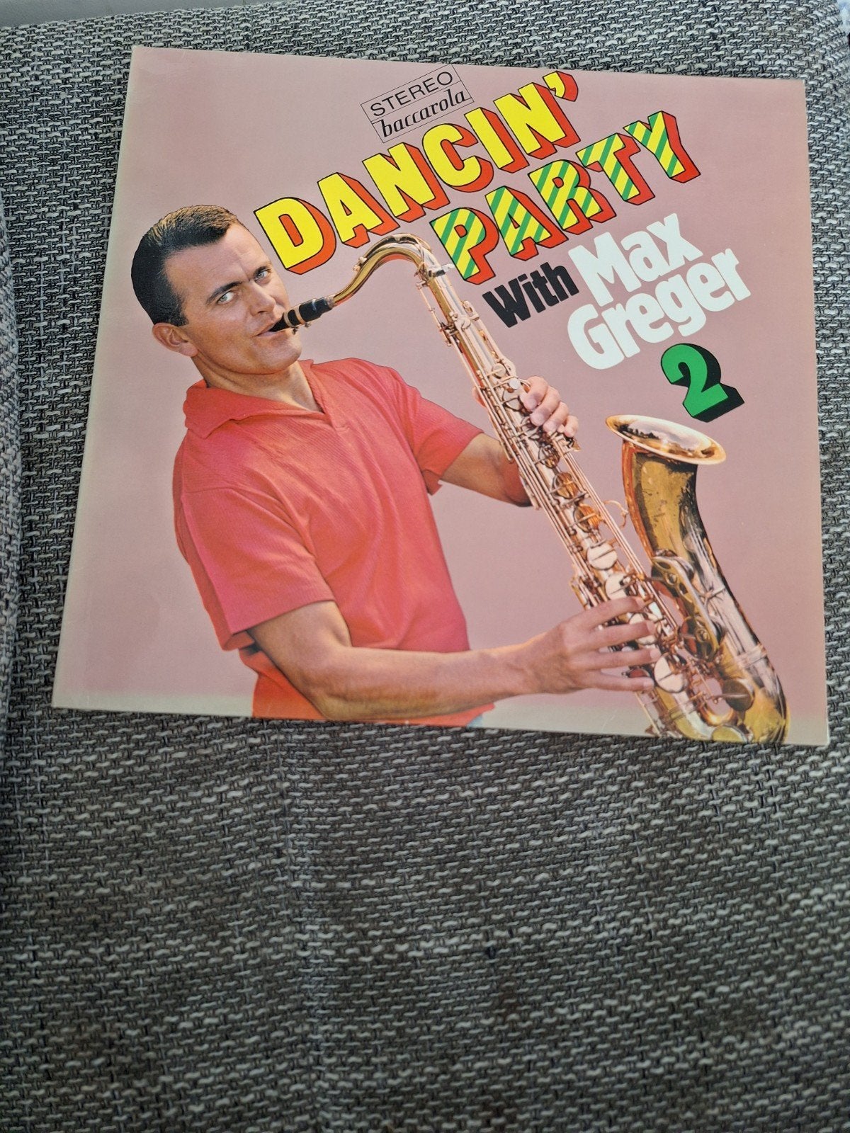 Max Greger - Dancin' Party 2 LP (Stereo Baccarola), LP, Gebruikt, Overige genres, Ophalen of Verzenden