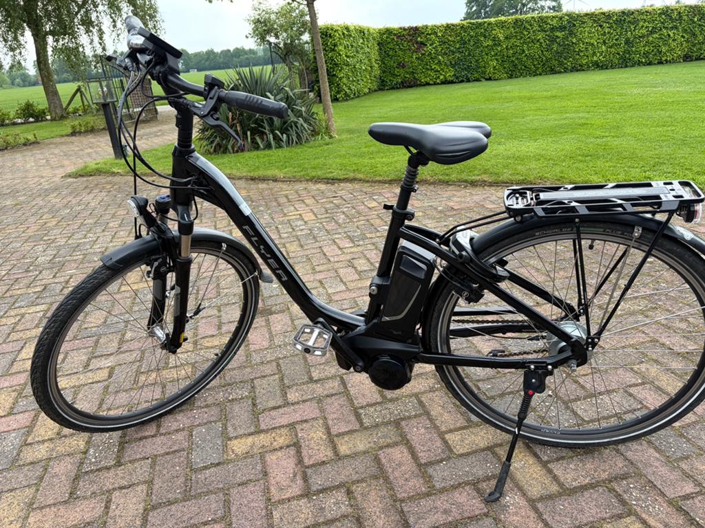 Mooie Flyer T serie e-bike– Weinig mee gereden., Zo goed als nieuw, 51 tot 55 cm, 50 km per accu of meer, Ophalen